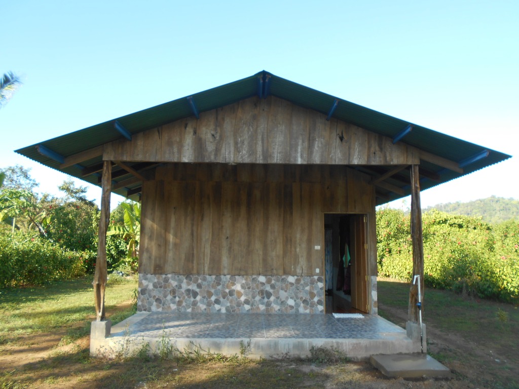 Cabaña frente