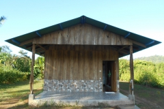 Cabaña frente